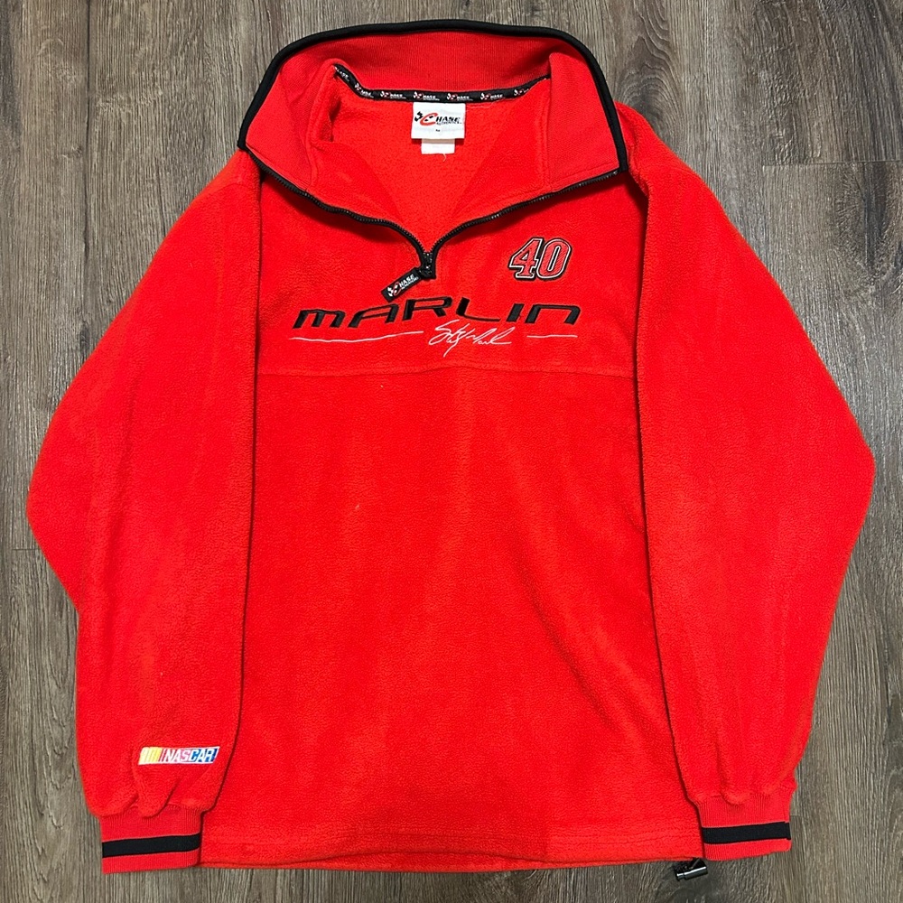 Vintage Chase Authentics Sterling Marlin Coors Light NASCAR Fleece Quarter-Zip
